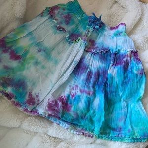 Unique Tie Dye Skirt 12-18 mths